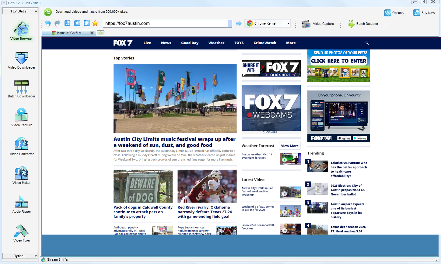 GetFLV Fox7austin Downloader — fox7austin