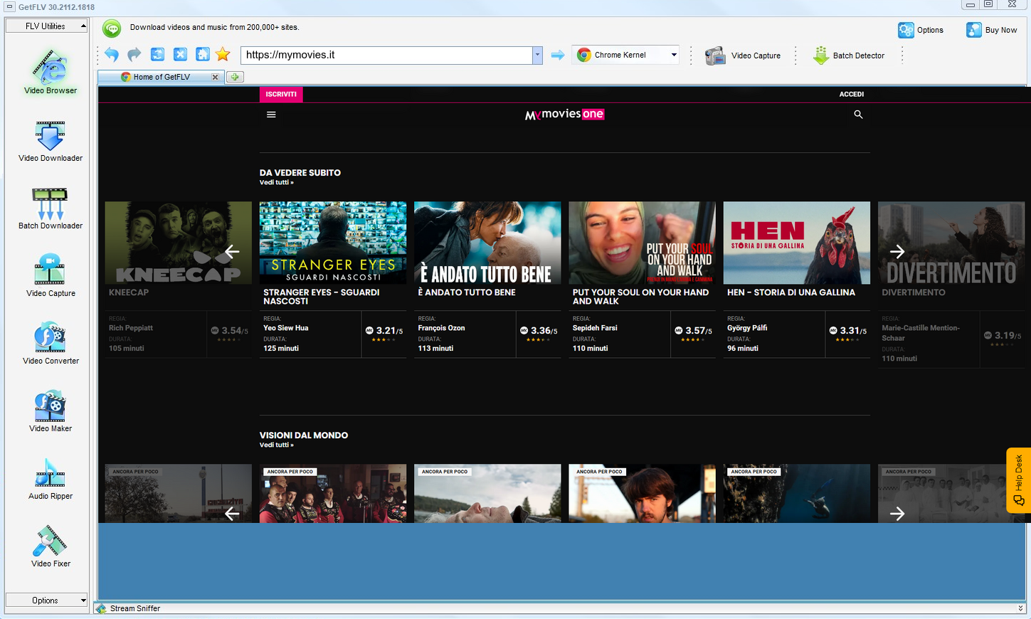GetFLV: MYmovies.it Videos Downloader — MYmovies.it