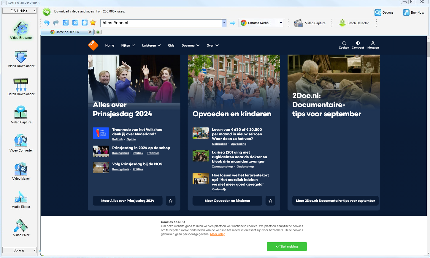 GetFLV Npo.nl Downloader (Windows and Mac) — npo.nl
