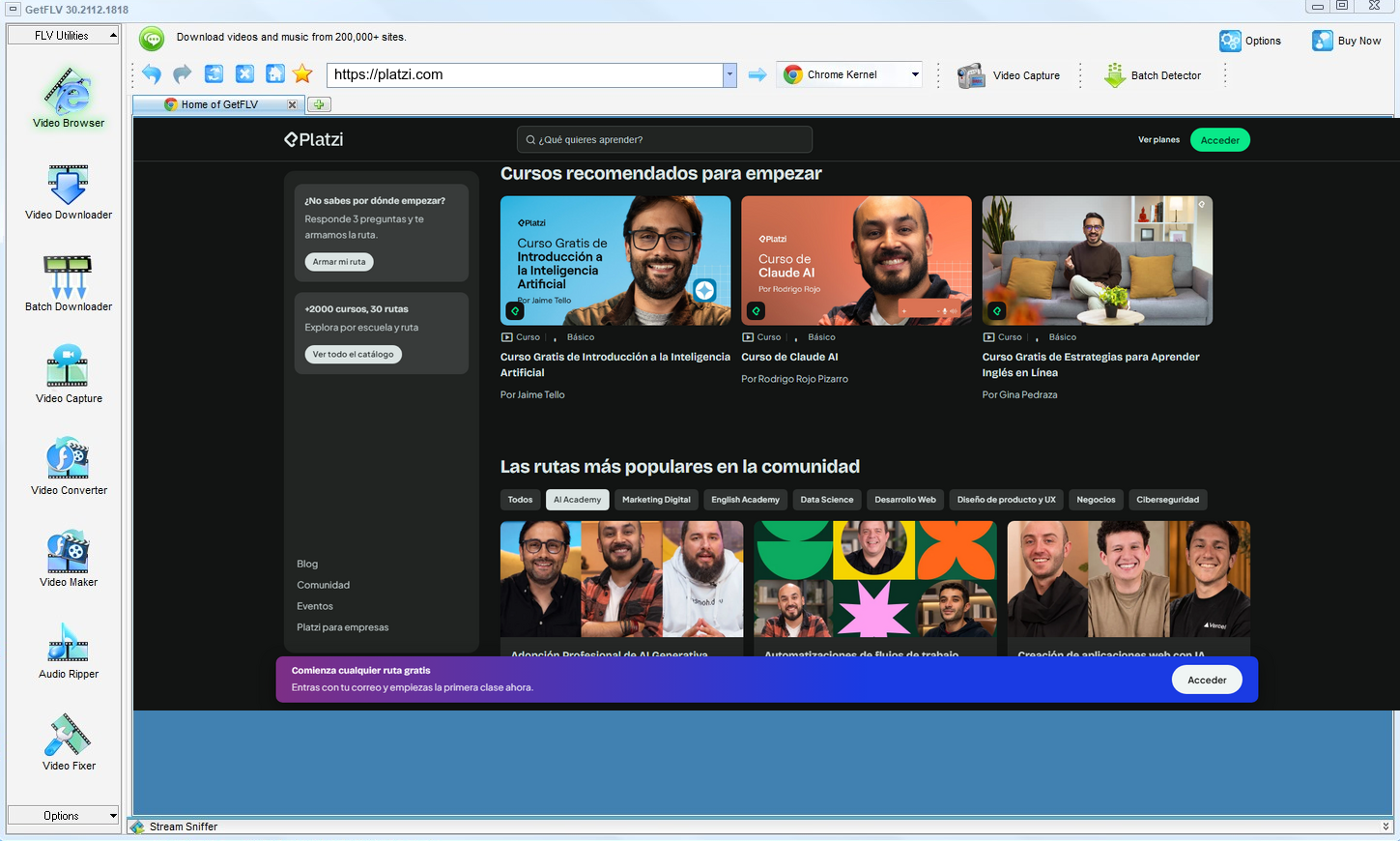 GetFLV Platzi Downloader — Platzi