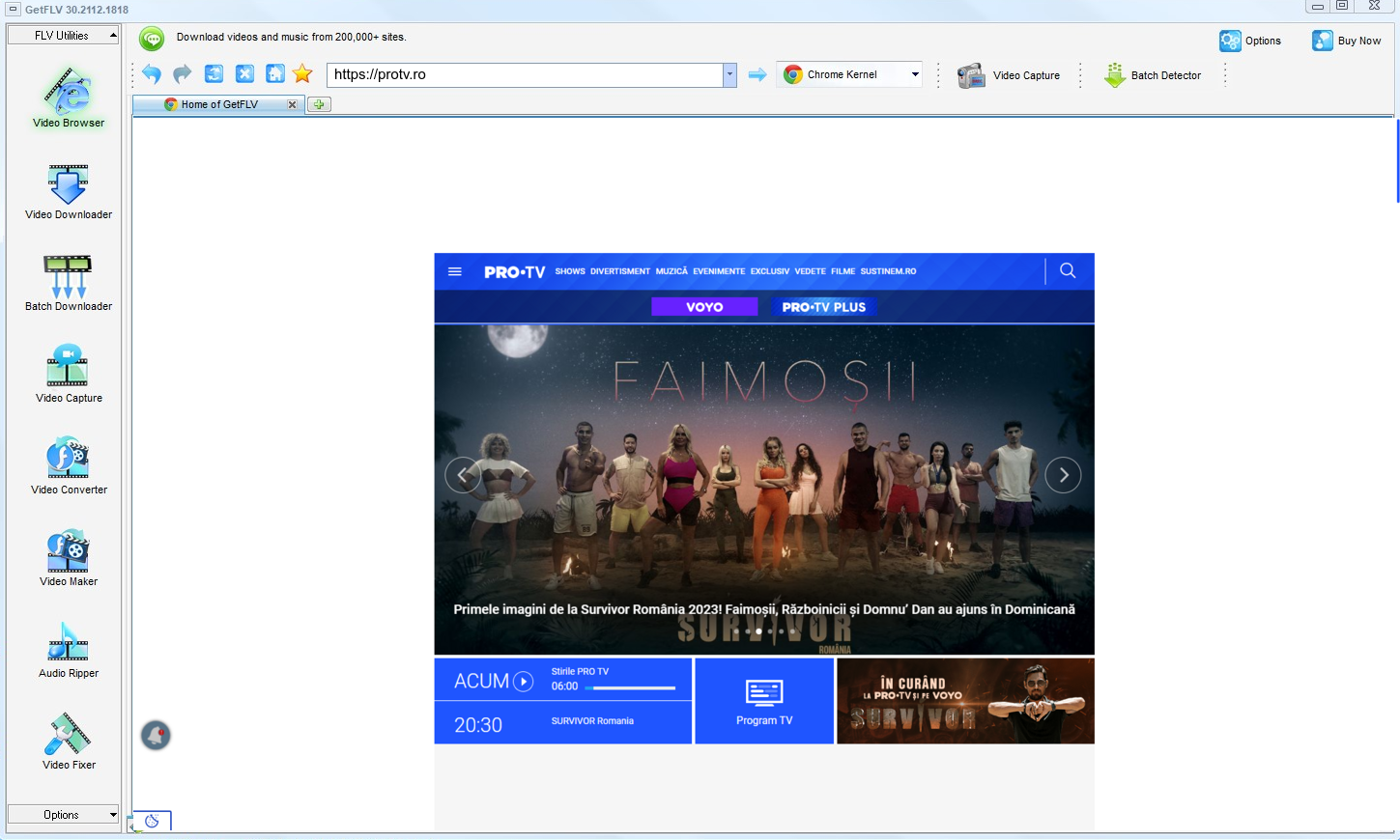 GetFLV ProTV Downloader — ProTV