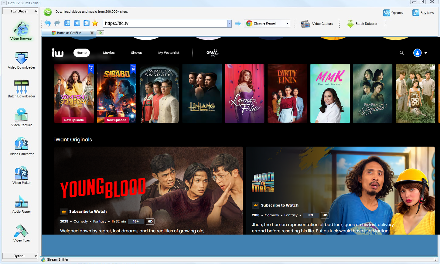 GetFLV TFC.tv Downloader (Windows and Mac) — TFC.tv