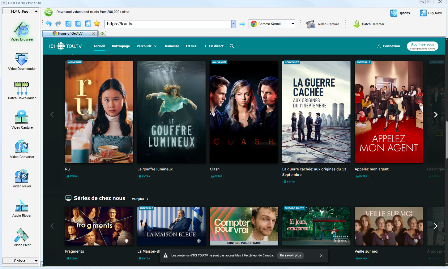 How to Save and Download Tou.tv Video Content