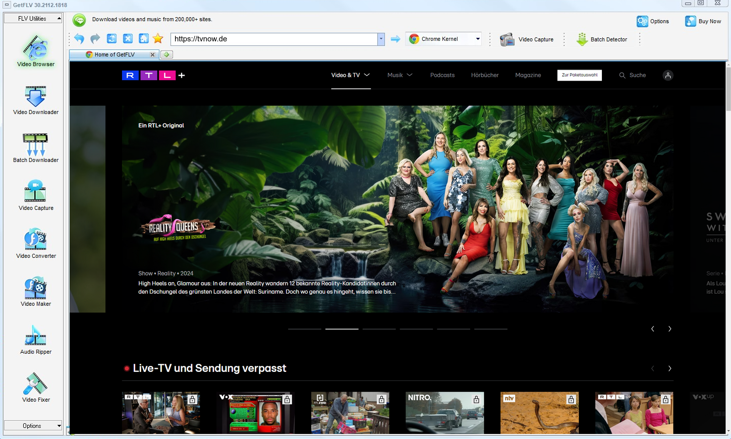 How to Download Shows from TVNOW (RTL+)