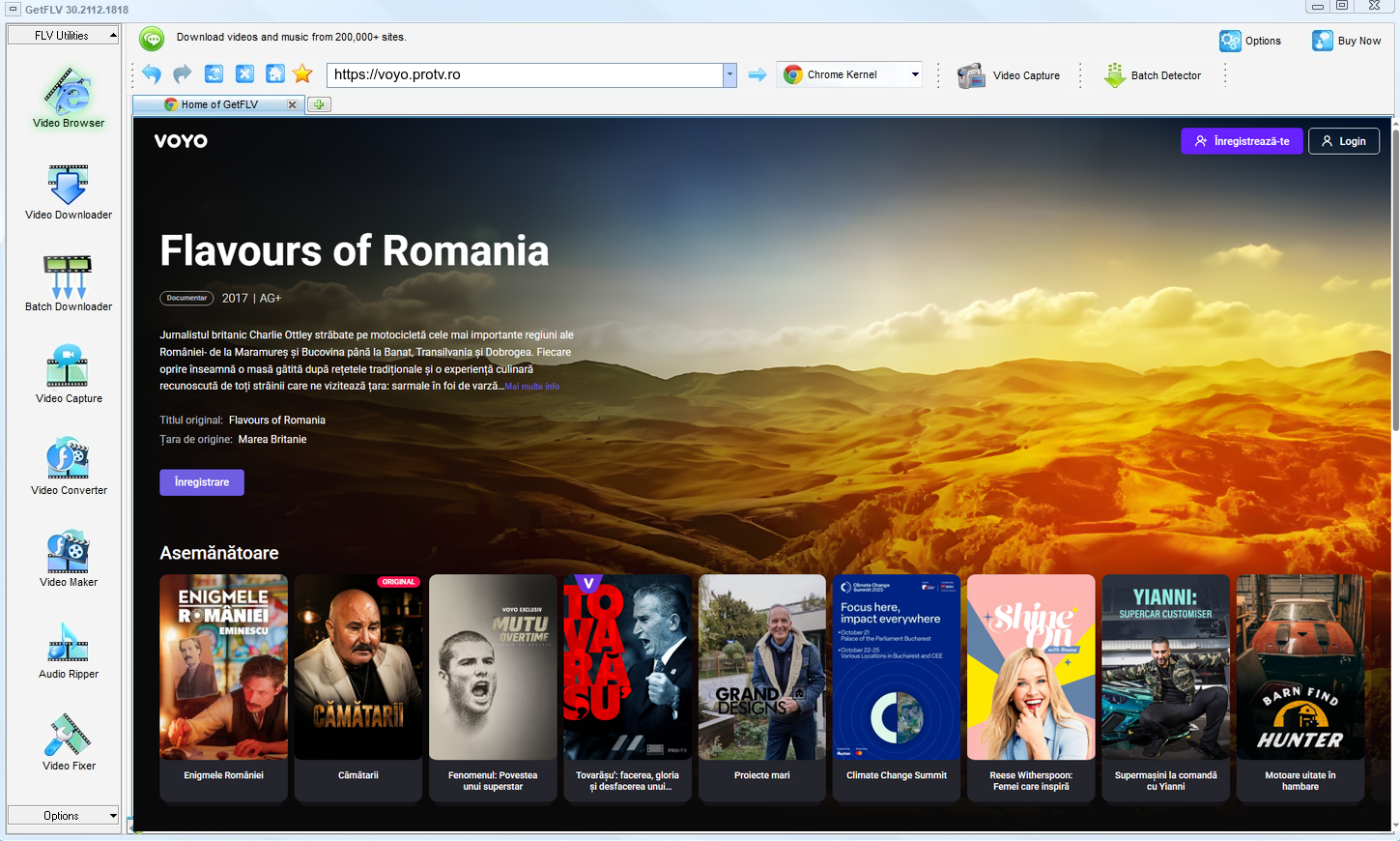 How to Download Video Streams from Voyo ProTV Romania