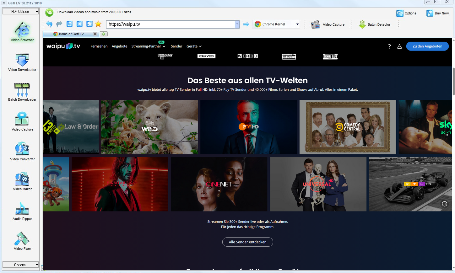 How to Save and Download waipu.tv Video Content